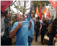Protesto contra confronto dos policiais militares ocorrido no dia 29 de abril 2015
