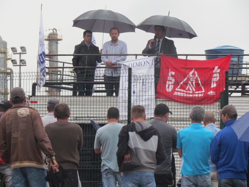 Assembleia Geral Extraordinaria com os trabalhadores da empresa  Nippon. 